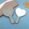 Luxe Diamond Heart Handheld Vanity Mirror 3