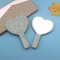 Luxe Diamond Heart Handheld Vanity Mirror 3