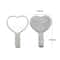 Luxe Diamond Heart Handheld Vanity Mirror 6