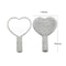 Luxe Diamond Heart Handheld Vanity Mirror 6