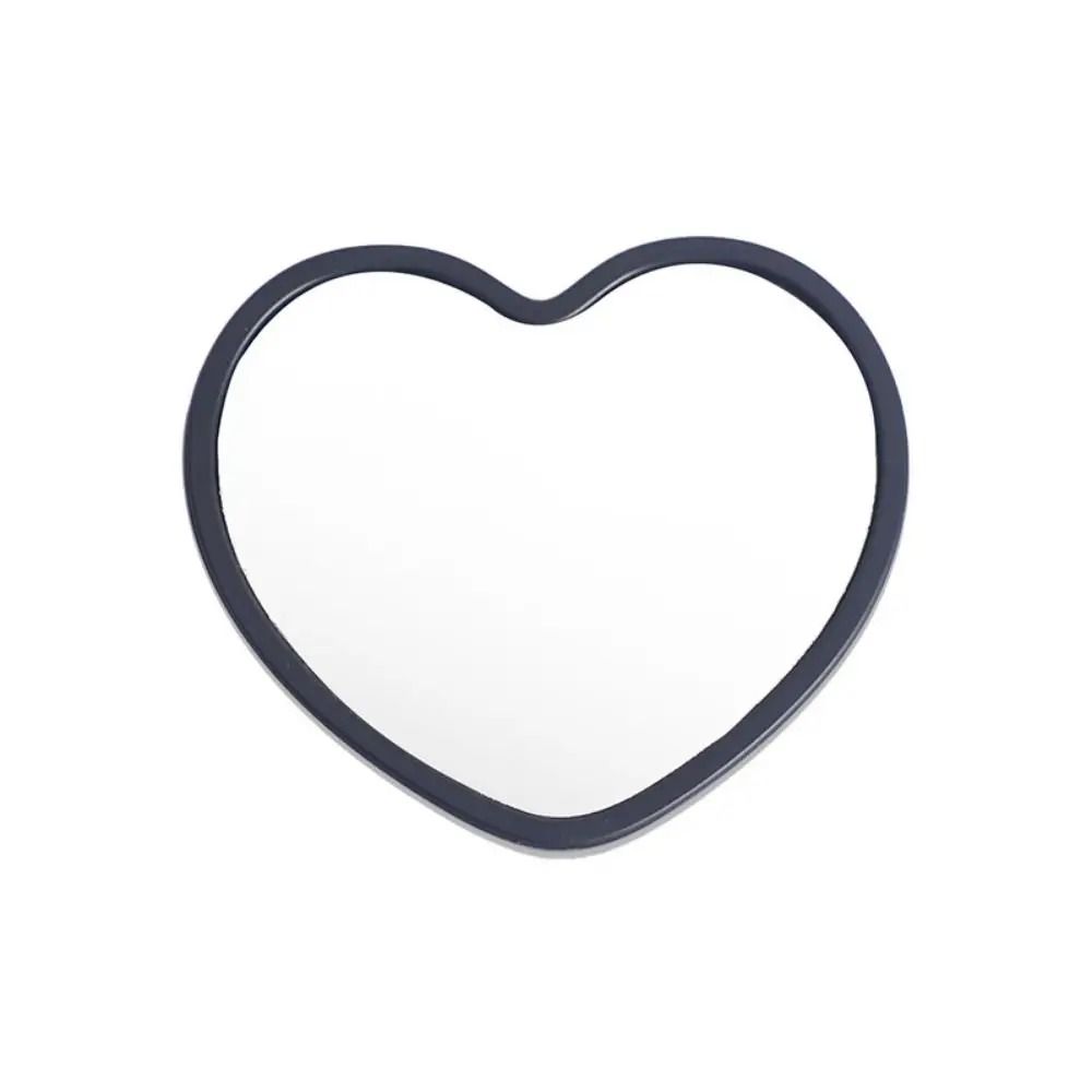Charming HeartShaped Handheld Beauty Mirror 9