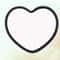 Charming HeartShaped Handheld Beauty Mirror 1