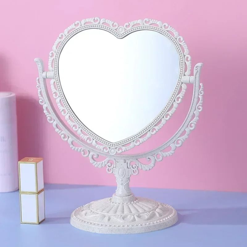 European Retro Heart Princess Vanity Mirror 7