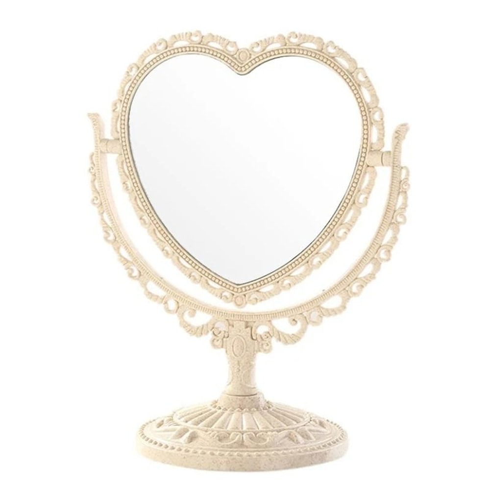 Vintage European HeartShaped Vanity Mirror 8