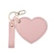 Luxe PU Leather Heart Mirror Keychain 9