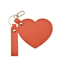 Luxe PU Leather Heart Mirror Keychain 10