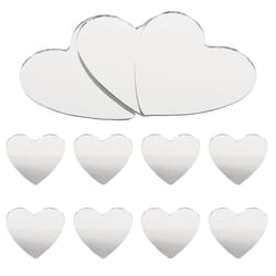 shimmering heart mosaic craft mirror tiles