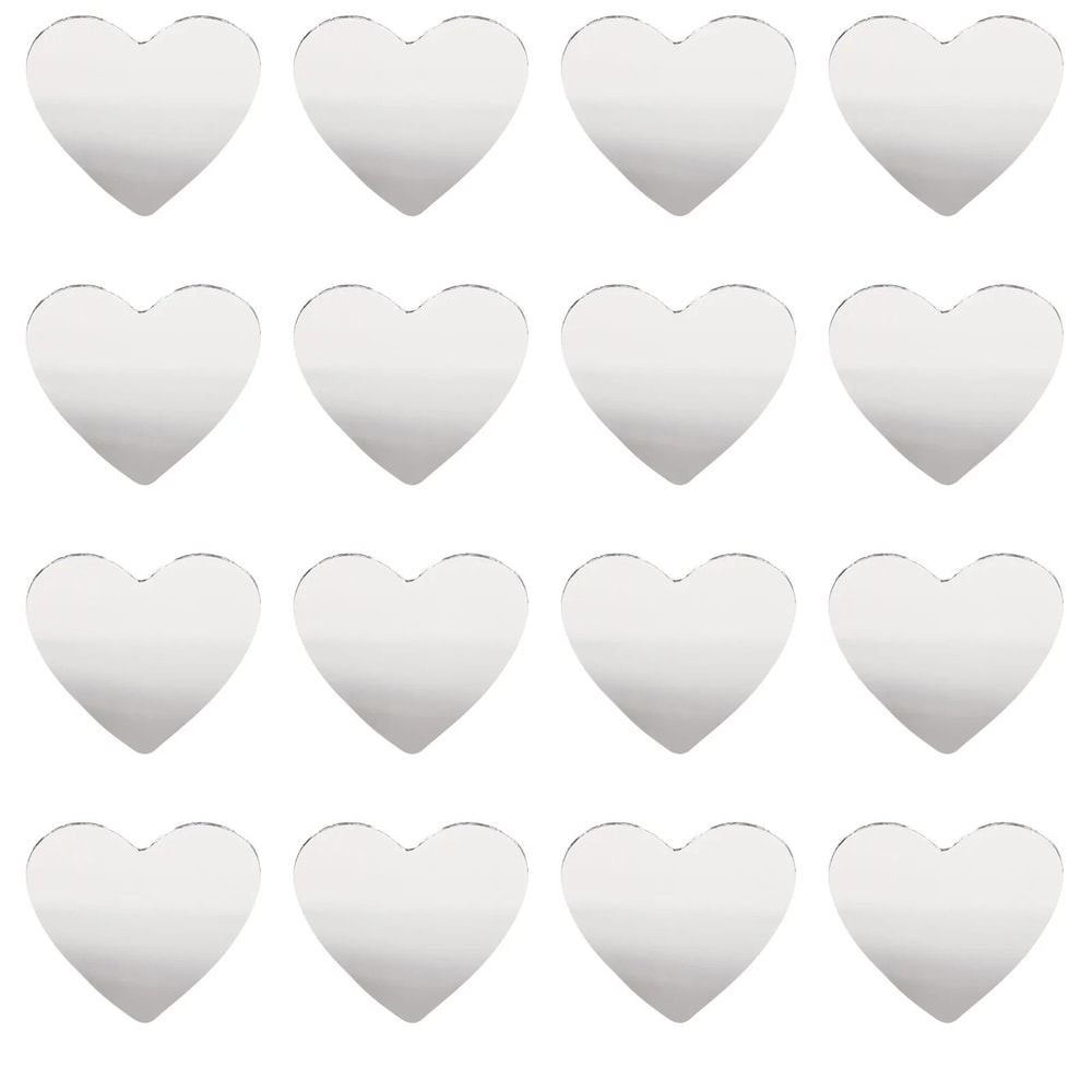 Shimmering Heart Mosaic Craft Mirror Tiles 1