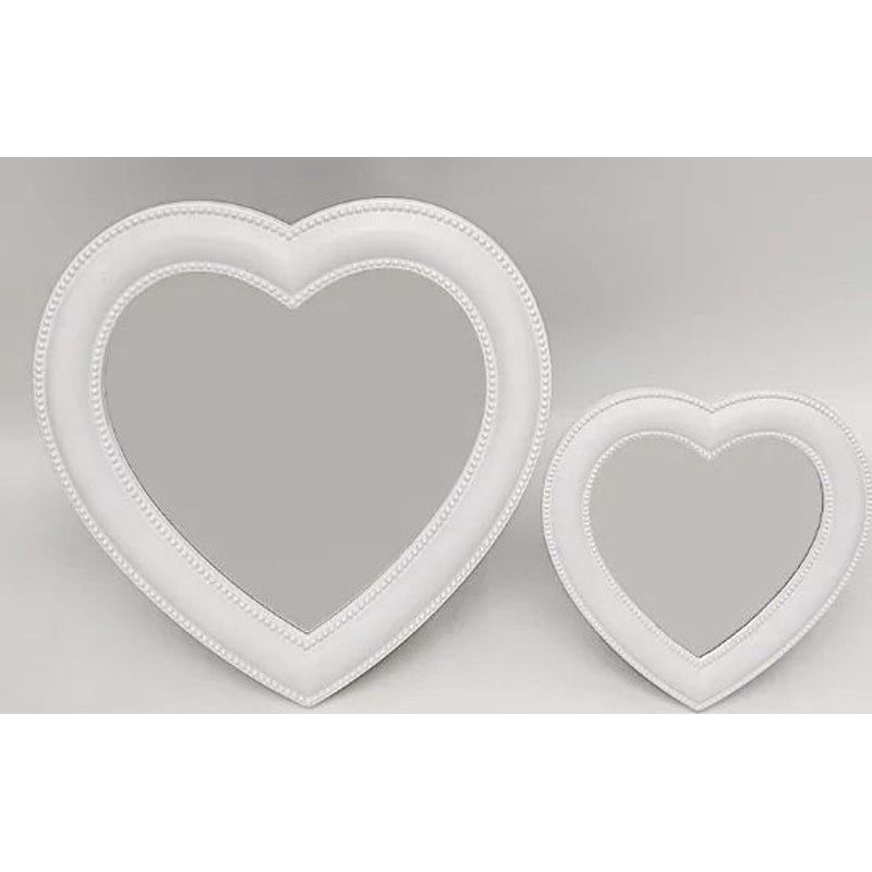 Elegant HeartShaped Silhouette Vanity Mirror 0