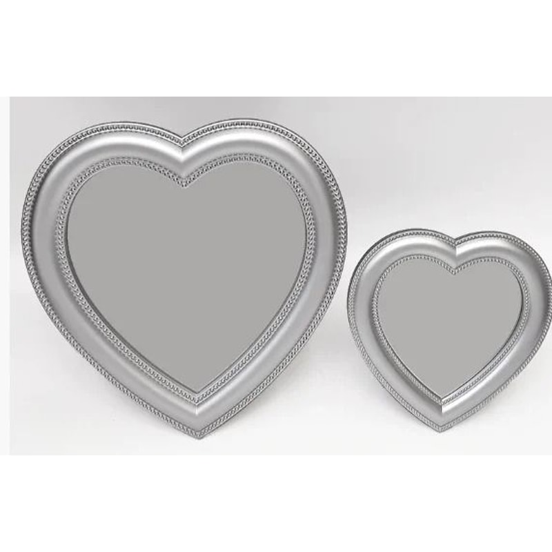Elegant HeartShaped Silhouette Vanity Mirror 2