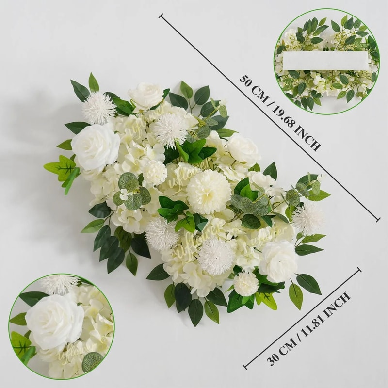 Elysian Silk Floral Row Arrangement 7