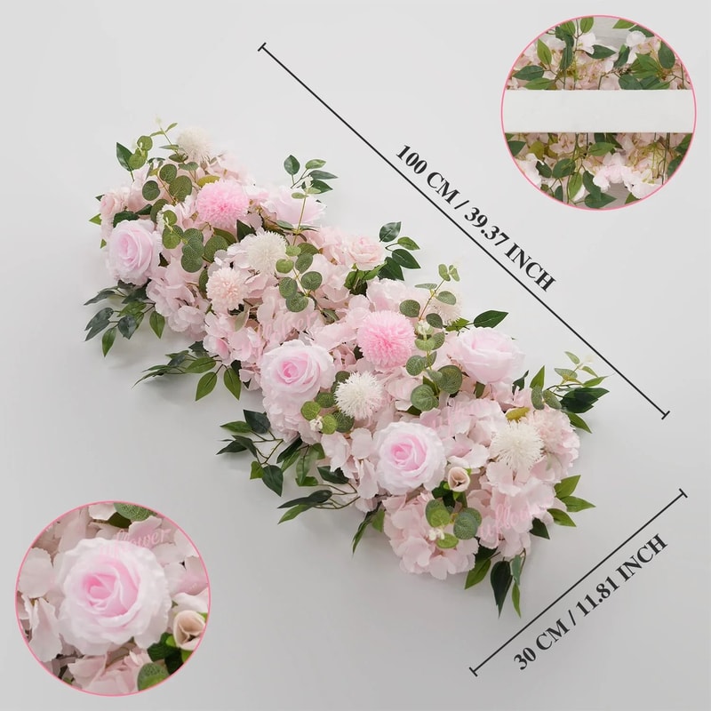 Elysian Silk Floral Row Arrangement 11