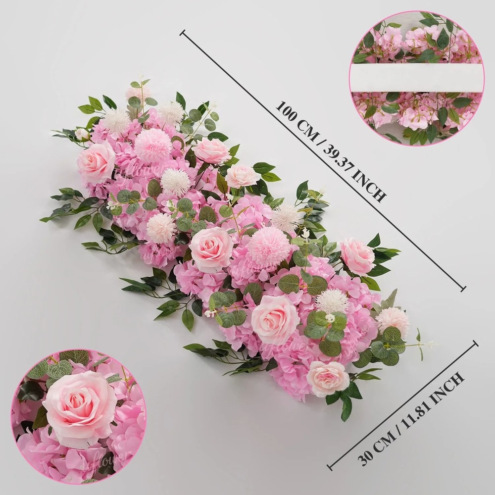 Elysian Silk Floral Row Arrangement 13