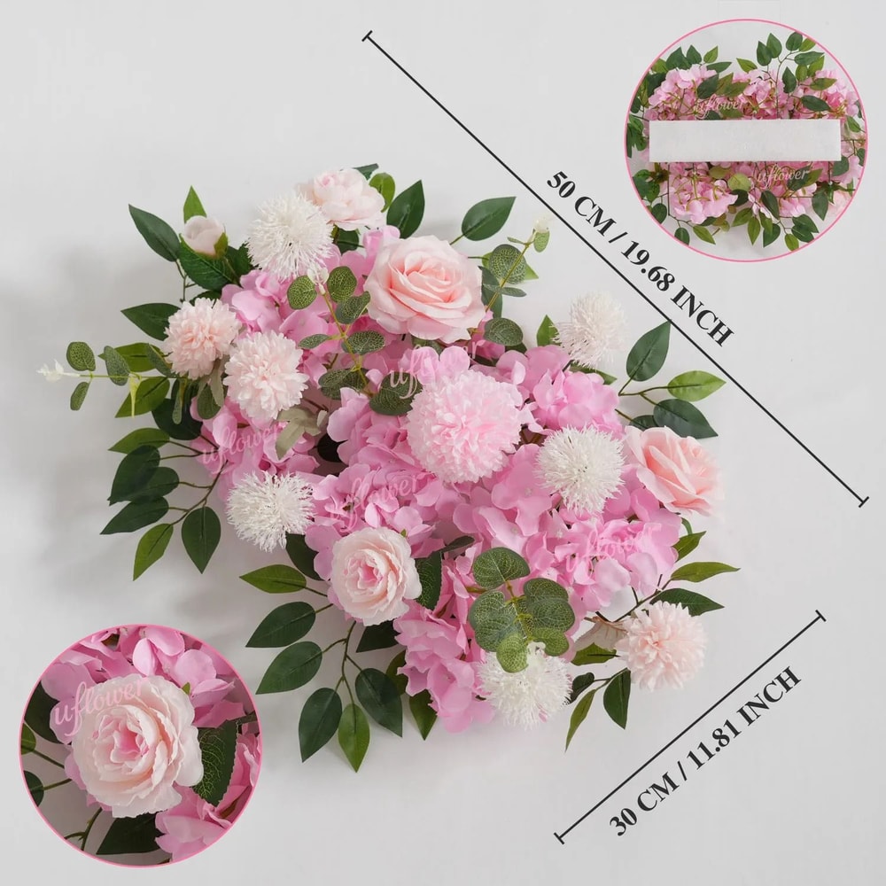 Elysian Silk Floral Row Arrangement 14