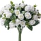 Grand Botanical Silk Rose Eucalyptus Bouquet 0