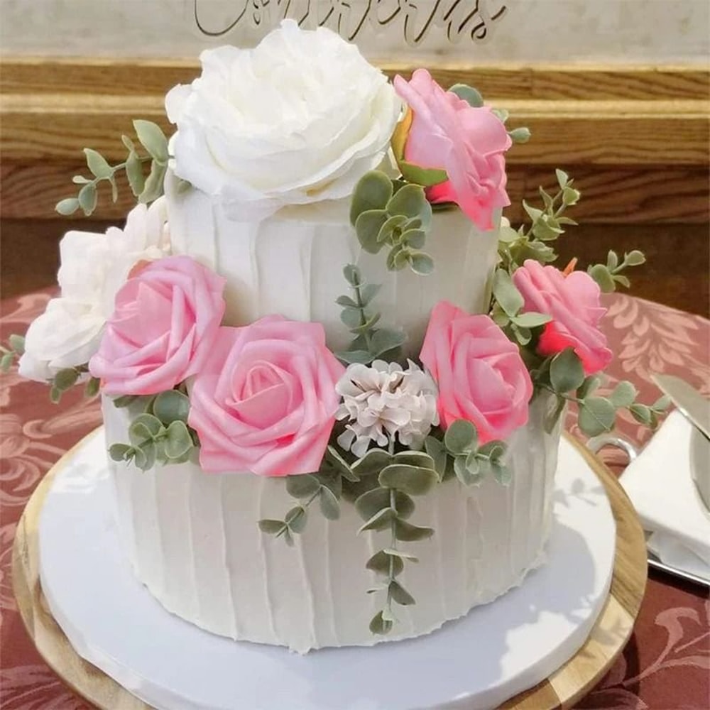 Everlasting VelvetTouch Foam Roses 4