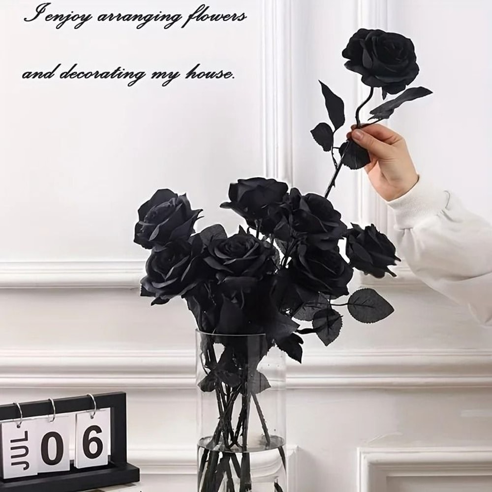 Midnight Noir Gothic Rose Bouquet 4