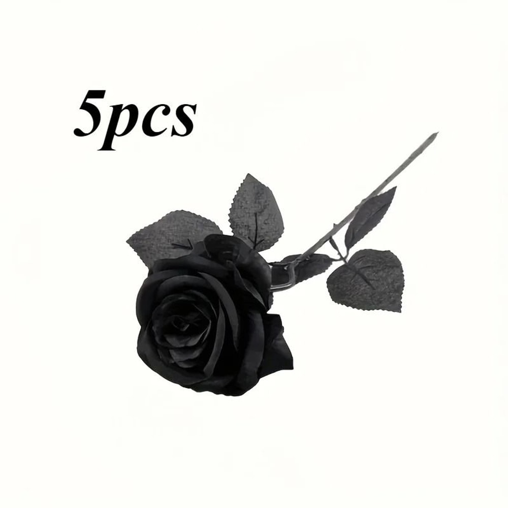 Midnight Noir Gothic Rose Bouquet 6
