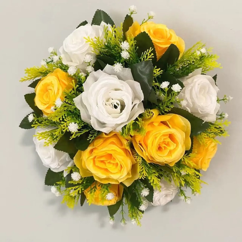 Grand Silk Rose Sphere Arrangement 10