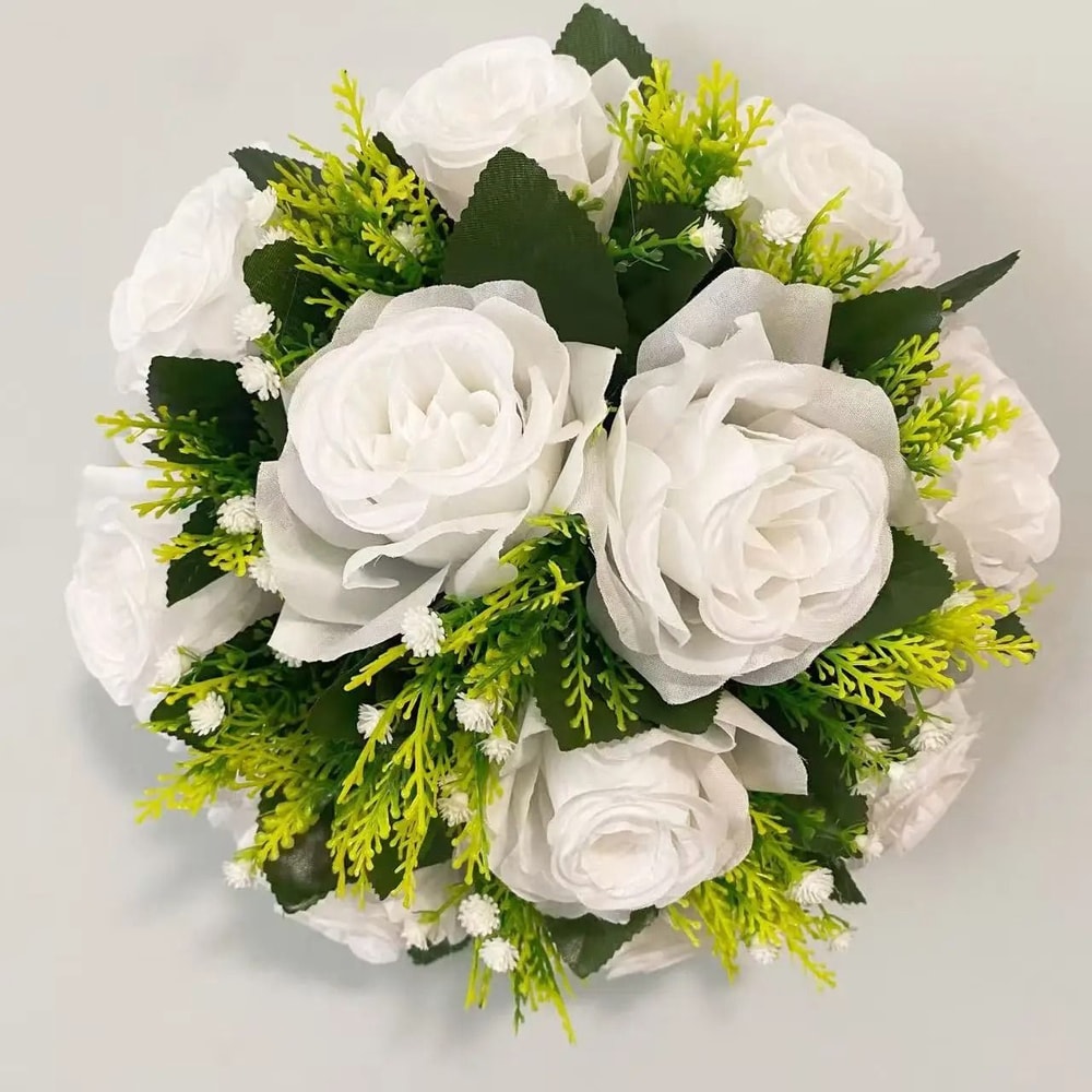 Grand Silk Rose Sphere Arrangement 12