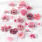 Heritage Silk Mixed Rose Bouquet Heads 6