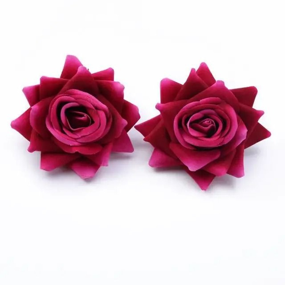 Heritage Crimson Silk Rose Collection 11