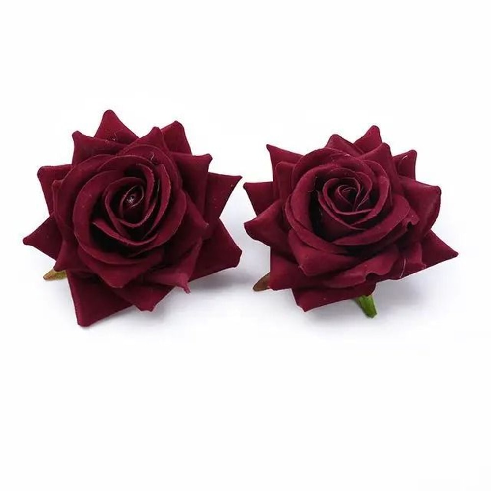 Heritage Crimson Silk Rose Collection 14