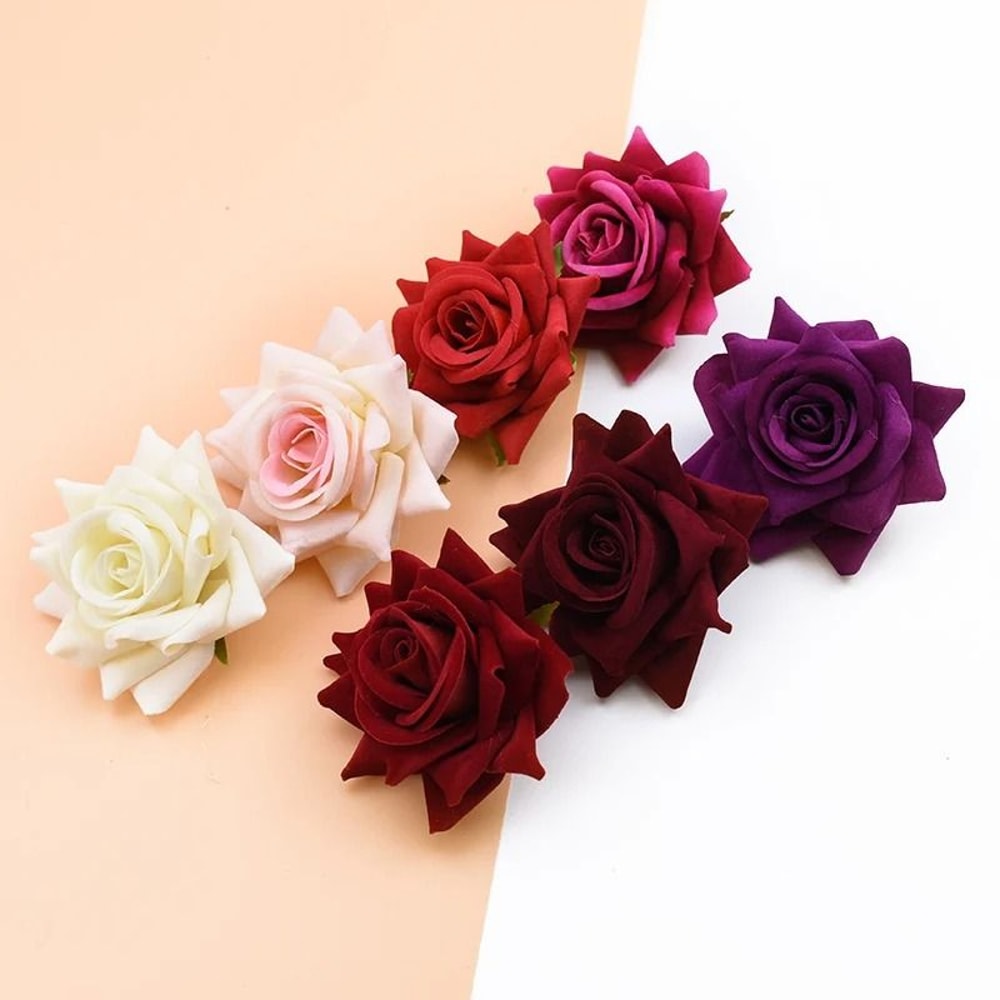 Heritage Crimson Silk Rose Collection 2