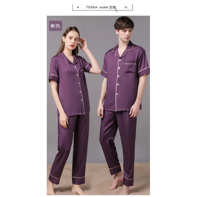 Midnight Silk Luxe Summer Couples Set 11