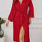 Aura Silk Soft Long Sleeve Nightgown Elegant Draping Summer Loungewear 5