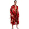 Mens Ice Silk LongSleeved Bathrobe Lightweight Spring Autumn Sleepwear 5