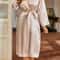 Long Thin Home Robe Lightweight Draping Lazy Chic Loungewear 9