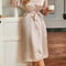 Long Thin Home Robe Lightweight Draping Lazy Chic Loungewear 3