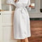 Long Thin Home Robe Lightweight Draping Lazy Chic Loungewear 4