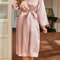 Long Thin Home Robe Lightweight Draping Lazy Chic Loungewear 6