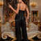 Luxury Silk Satin Pajama Set Elegant Camisole Shorts Loungewear 2