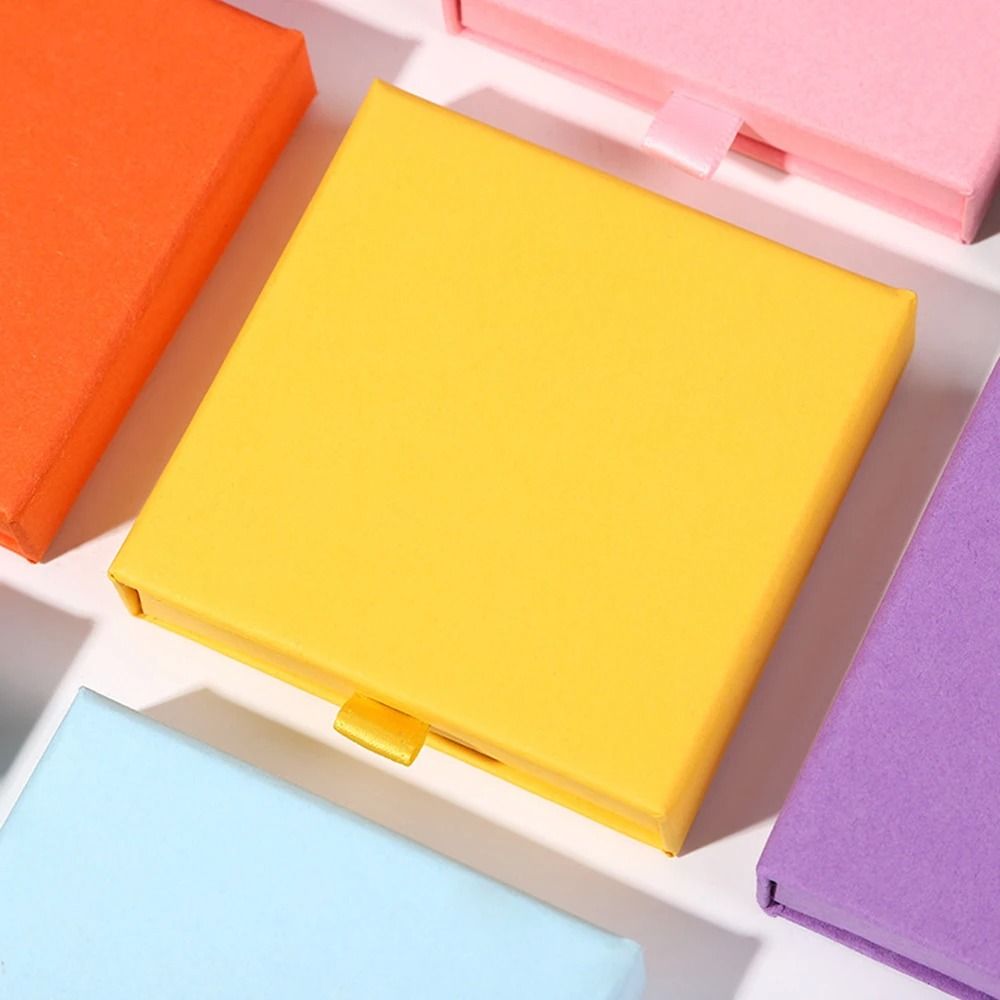 Creative Drawer Jewelry Packaging Box Solid Color Cardboard Storage Organizer 1