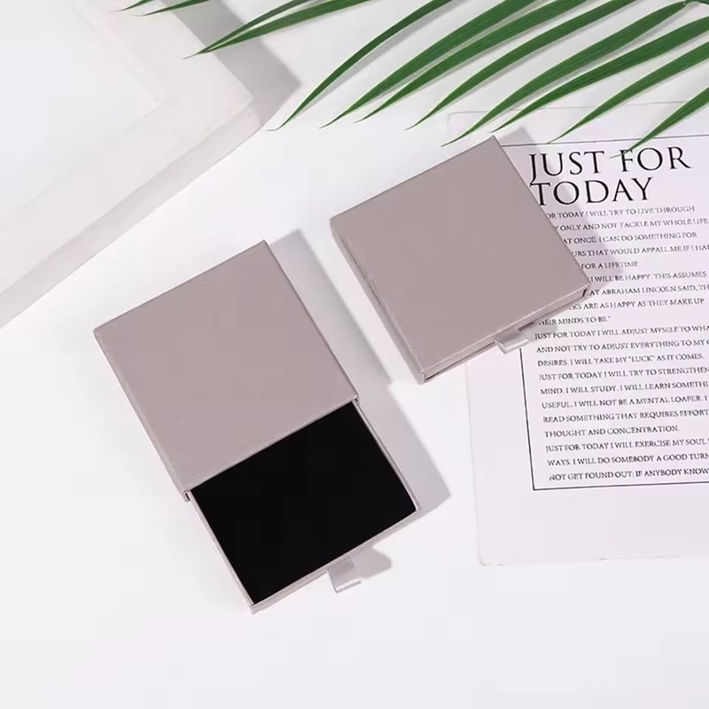 Creative Drawer Jewelry Packaging Box Solid Color Cardboard Storage Organizer 16