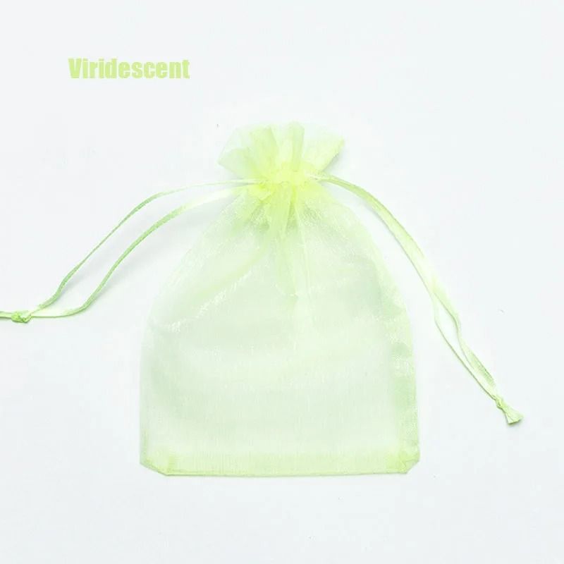 Drawable Organza Gift Bags Transparent Jewelry Wedding Pouches 18