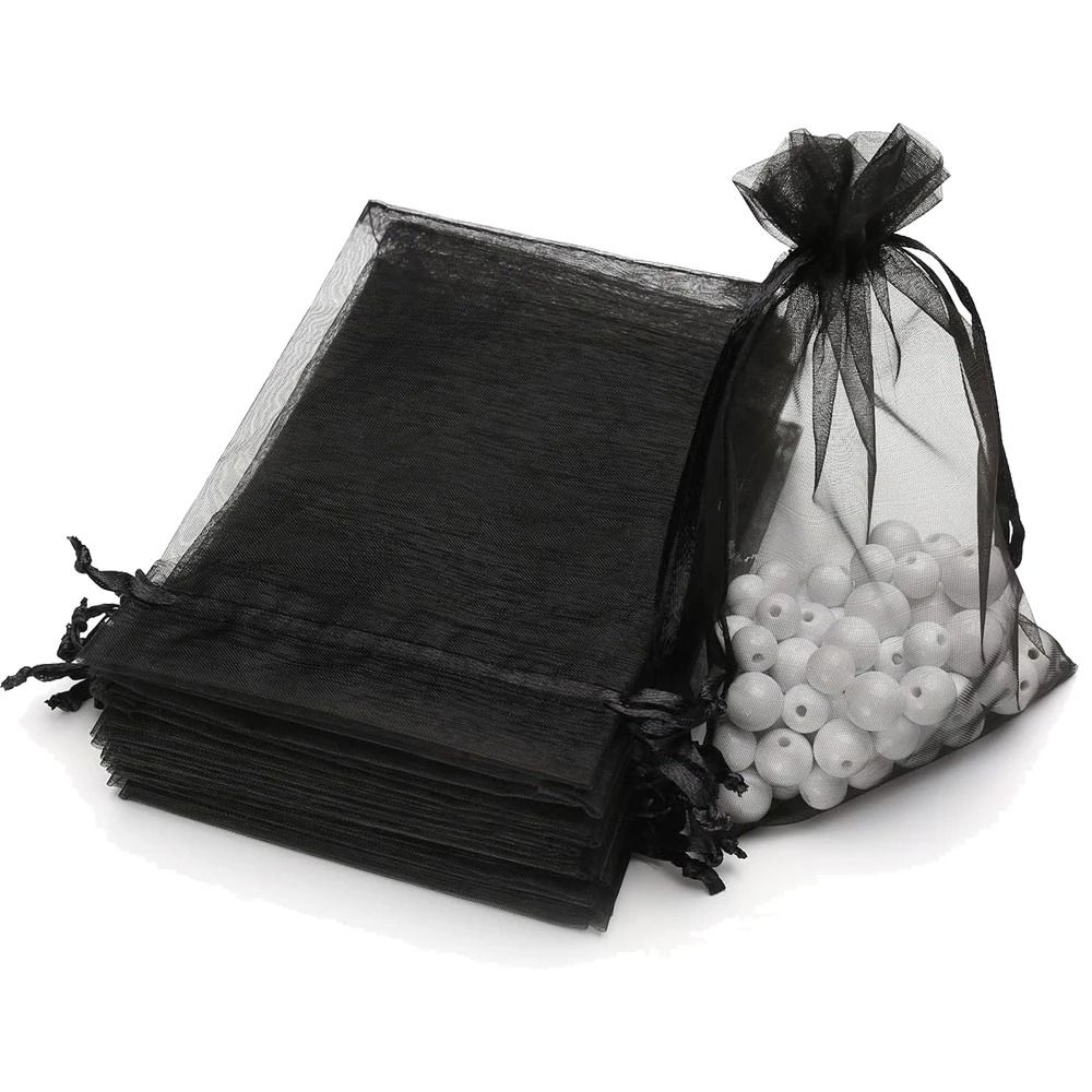 Organza Drawstring Jewelry Bags Small Gift Wrapping Pouches 10