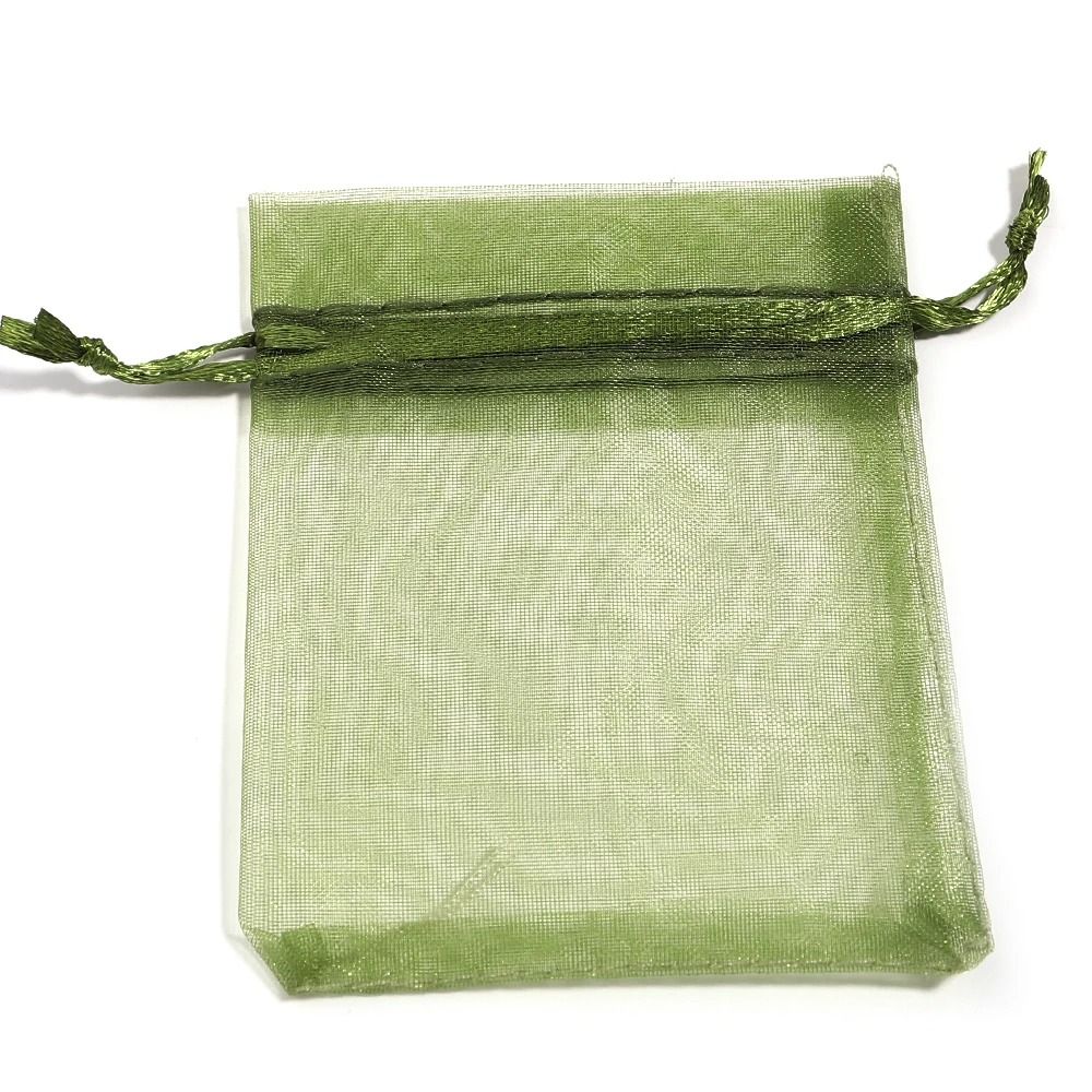 Drawable Organza Bags Transparent Jewelry Wedding Pouches 2