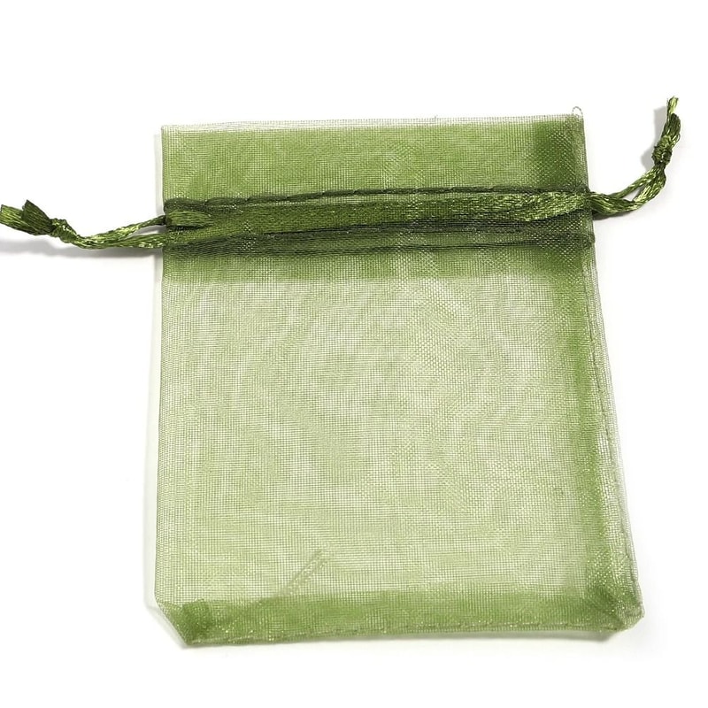 Drawable Organza Bags Transparent Jewelry Wedding Pouches 2