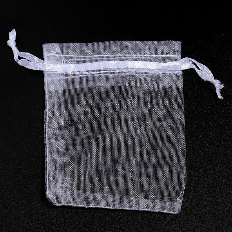 Drawable Organza Bags Transparent Jewelry Wedding Pouches 13