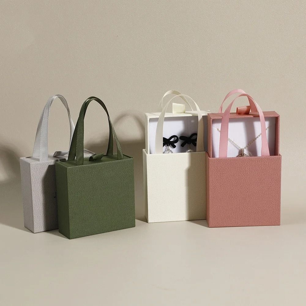 Jewelry Drawer Box With Handle Portable Wedding Travel Organizer 3