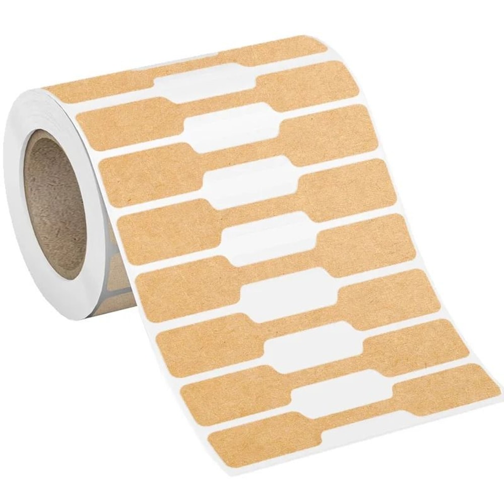 Blank Paper Jewelry Price Tags SelfAdhesive Hangtags 7