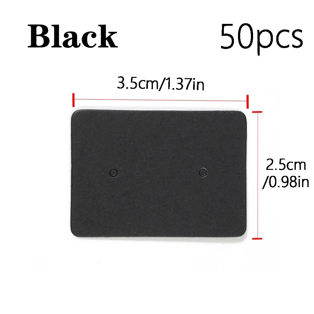 Earring Display Cards 50 Pcs Jewelry Packaging Set 7