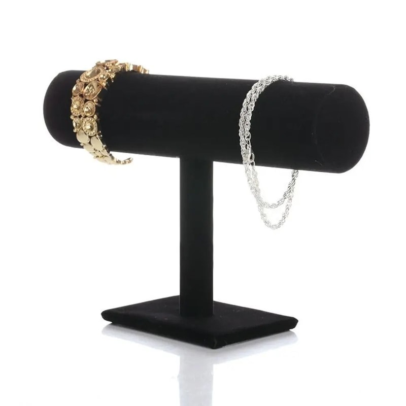Velvet Bracelet Watch Display Rack Upright Jewelry Organizer 1