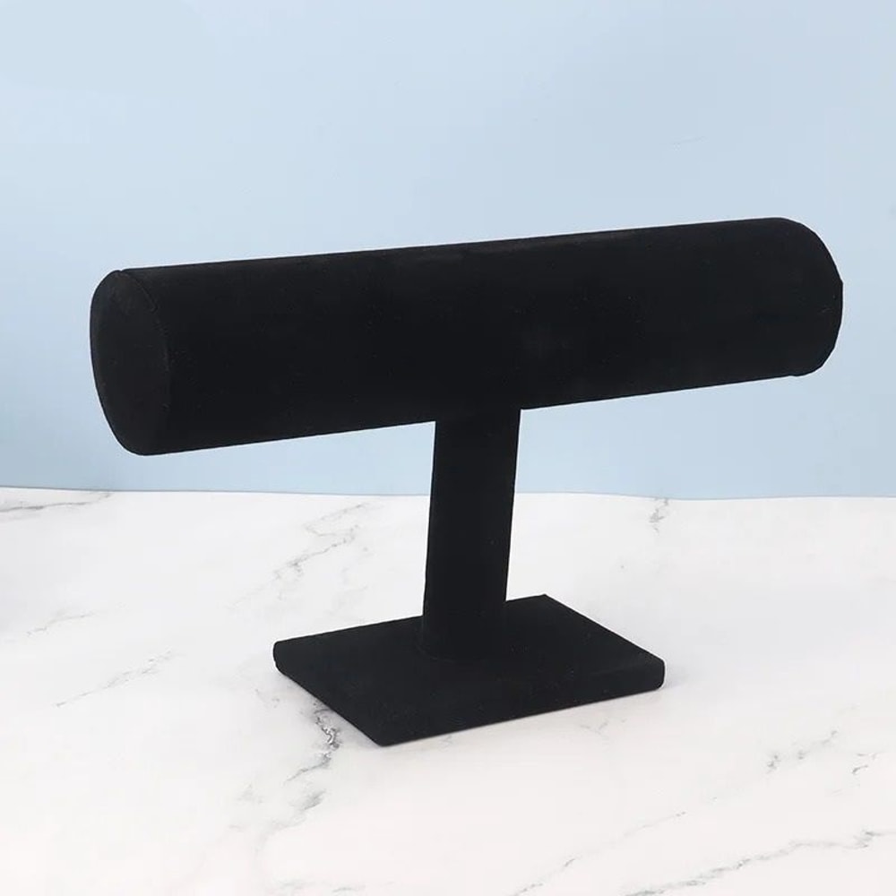 TBar Jewelry Watch Display Stand Velvet Bracelet Rack 7