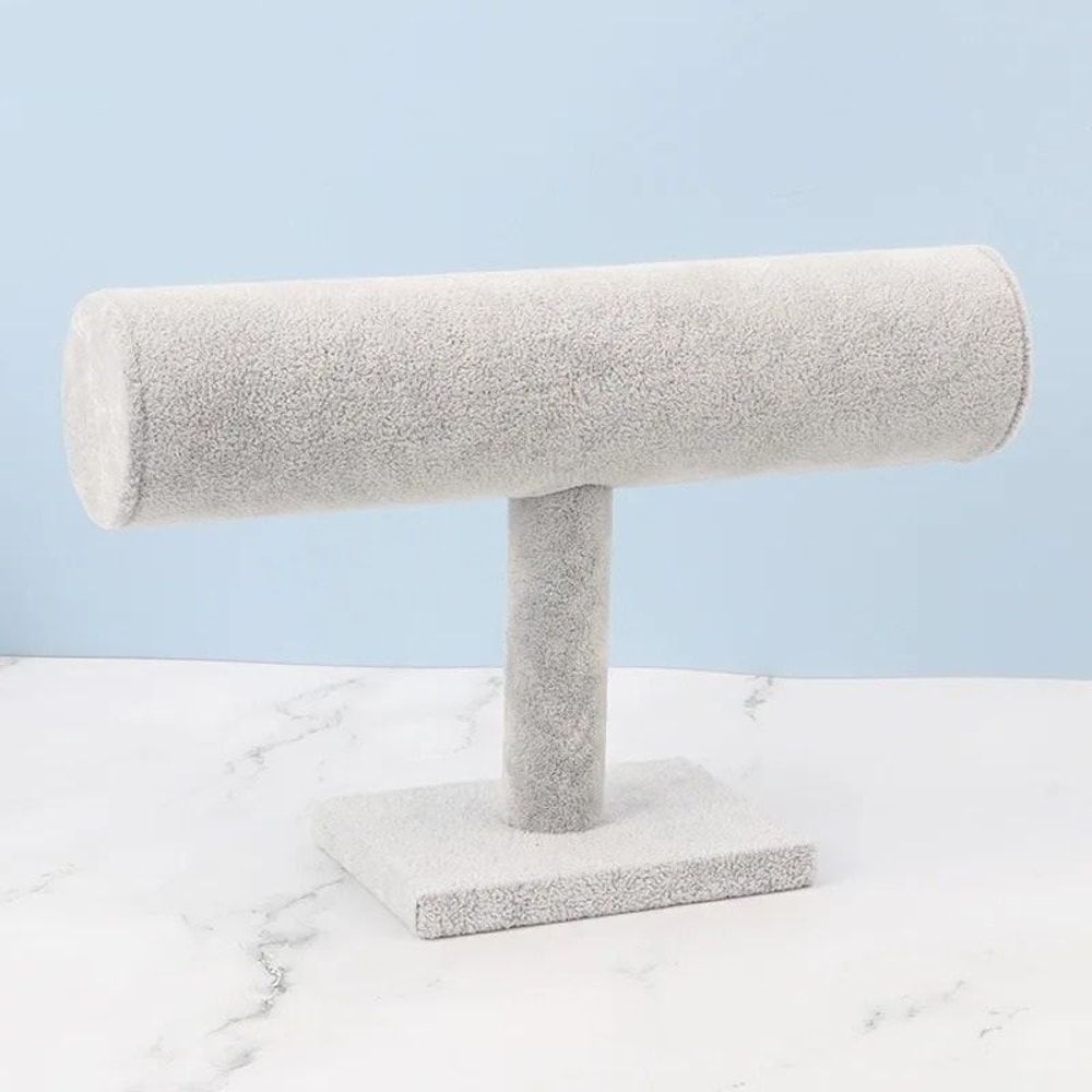 TBar Jewelry Watch Display Stand Velvet Bracelet Rack 9