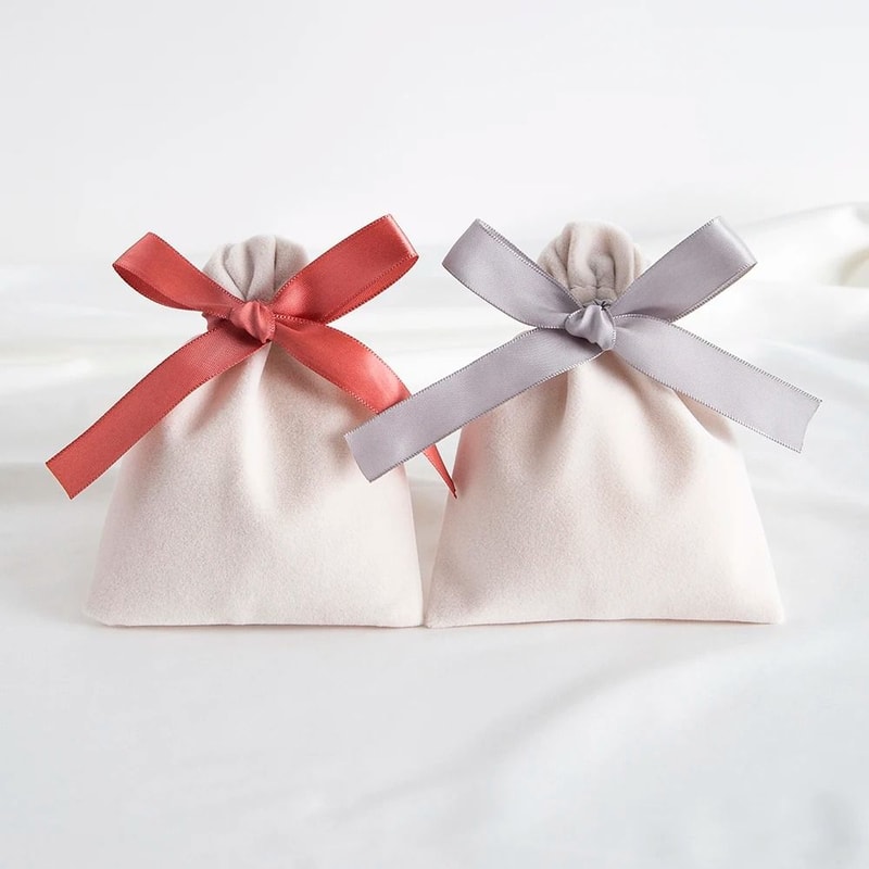 Velvet Jewelry Bags 10 Pcs Suede Gift Packaging 2